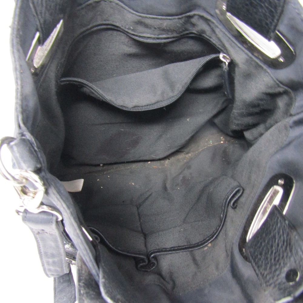 Talbots Black Purse Strap hand bag Silver - Picture 4 of 7